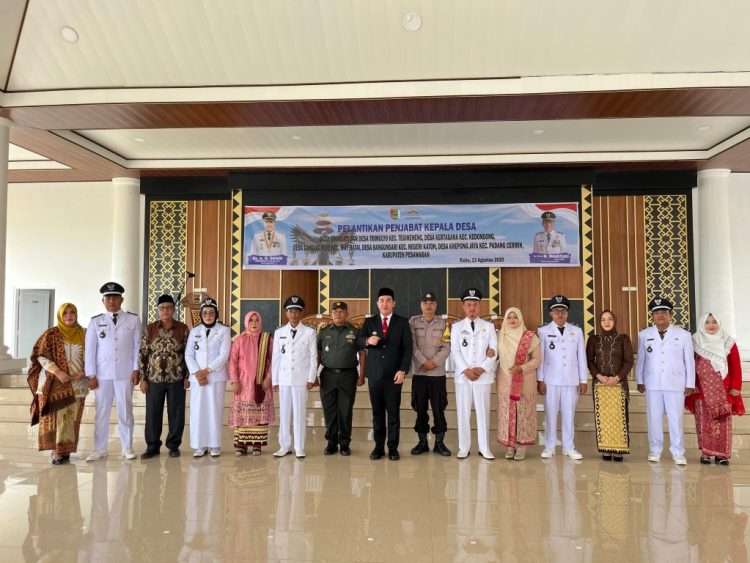 Enam Penjabat Kepala Desa Pesawaran Dilantik, Dorong Efektivitas Pemerintahan Desa