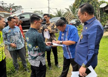 Tim Kemendagri dan Kemen PUPR Tinjau Calon Lokasi SPPG di Tanggamus