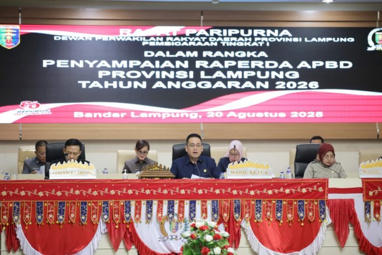 Pemprov Lampung Serahkan Dokumen Raperda APBD 2026 kepada DPRD, Fokus pada Pendidikan, Infrastruktur, dan Pemulihan Ekonomi