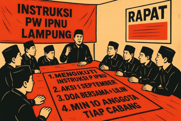 IPNU Lampung Gerakkan Aksi Besar 1 September, Tegaskan Solidaritas Bersama Rakyat