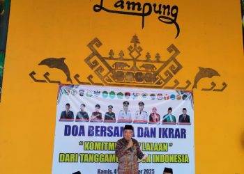 Doa Bersama dan Ikrar Damai Perkuat Komitmen Masyarakat Tanggamus Menuju Kondusifitas