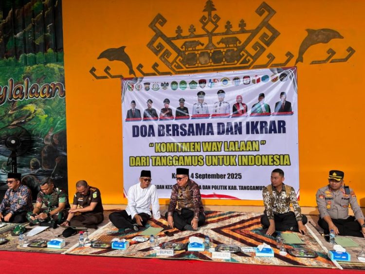 Way Lalaan, Tanggamus: Doa Bersama dan Ikrar Komitmen Masyarakat untuk Perdamaian Indonesia