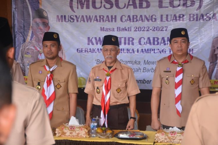 Gerakan Pramuka Lampung Tengah Gelar Muscalub, Welly Adi Wantra Terpilih Jadi Ketua Baru Masa Bakti 2022-2027