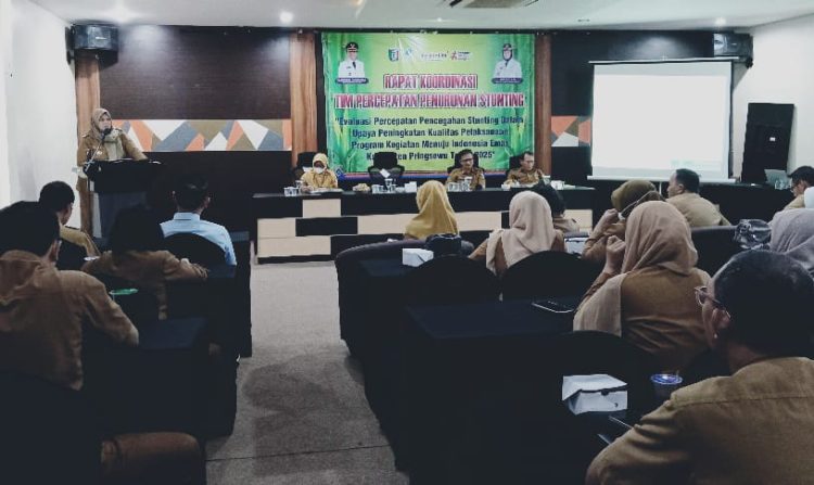 Tim Percepatan Penurunan Stunting Pringsewu Gelar Rakor Strategis, Targetkan Capaian Maksimal