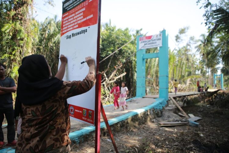 Heboh! Jembatan Gantung Tampang Muda Rampung Hanya 5 Hari, Kini Warga Bisa Melintas Lagi