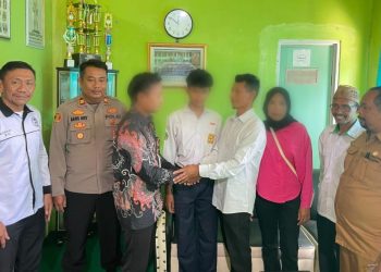 Polsek Talang Padang Mediasi Dugaan Kekerasan Guru MTs di Gisting, Tanggamus Berakhir Damai