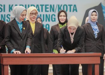 Ketua Perwosi Lampung Irene Fransisca Giri Lantik Pengurus 2025–2029, Wagub Jihan Dorong Perempuan Lampung Berprestasi