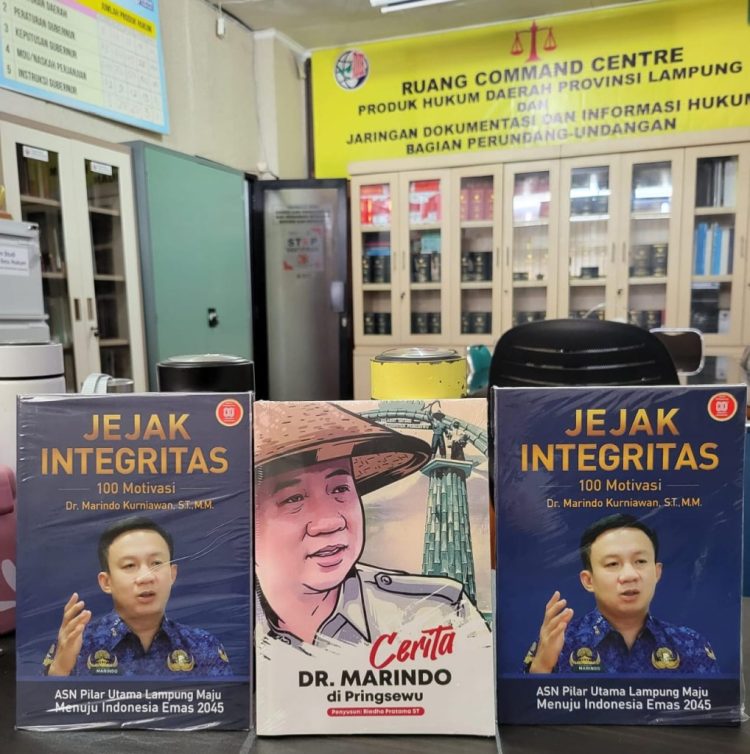 Dua Buku Karya Sekdaprov Lampung Hadir di Perpustakaan JDIH: Dorong ASN Berintegritas dan Gemar Membaca