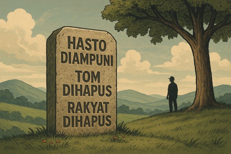 Ngakak Politik: “Hasto Diampuni, Tom Dihapus, Rakyat Dihapus dari Ingatan”