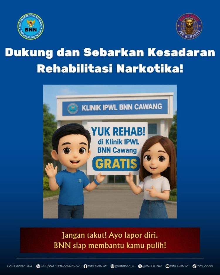 Ayo Rehabilitasi Bagi Pecandu, BNNK Lampung Selatan Tekankan Pentingnya Edukasi Bahaya Narkotika