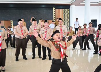 Ketua Mabicab Nanda Indira Lepas 86 Peserta Kontingen Kwarcab Pesawaran, Siap Berlaga di Jambore Daerah VII Lampung