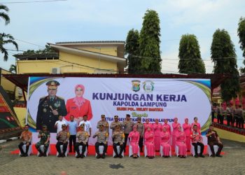 Kapolda Lampung Lakukan Kunjungan Kerja ke Polres Tanggamus, Tegaskan Profesionalisme dan Pelayanan Humanis Polri