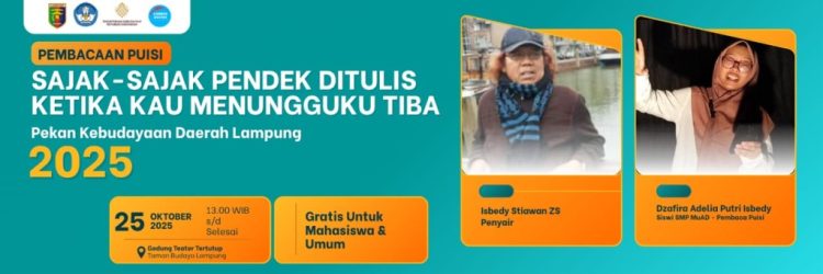 Pekan Kebudayaan Daerah Lampung 2025 Resmi Dimulai, Isbedy dan Dzafira Siap Menggetarkan Panggung Akhir Pekan