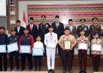 Hujan Deras Tak Halangi Semangat Pemuda Lampung Selatan, Upacara Sumpah Pemuda ke-97 Tetap Khidmat dan Penuh Makna