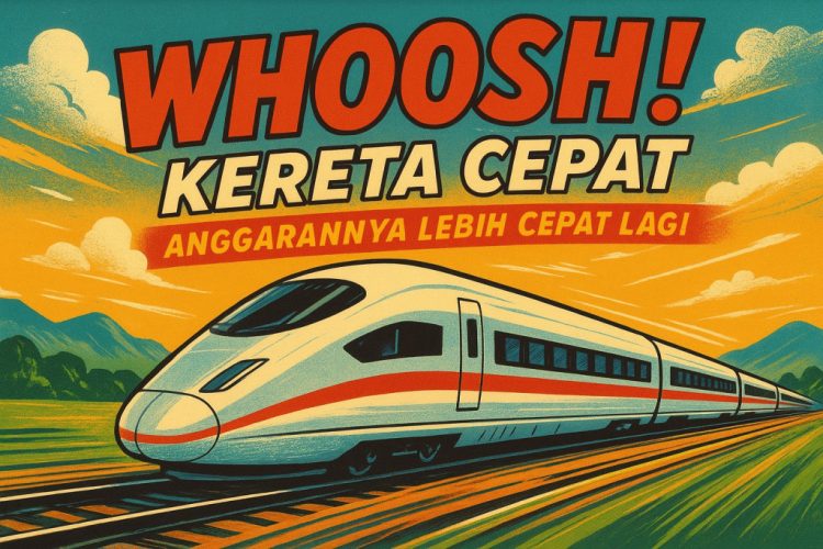 “Whoosh! Kereta Cepat, Anggarannya Lebih Cepat Lagi”