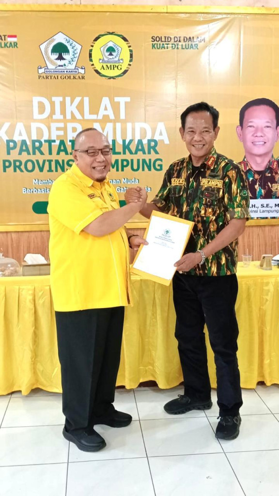 Tony Eka Candra Hipnotis Kader Muda Golkar Lampung, Bagikan Rahasia Politik dan Sejarah Partai