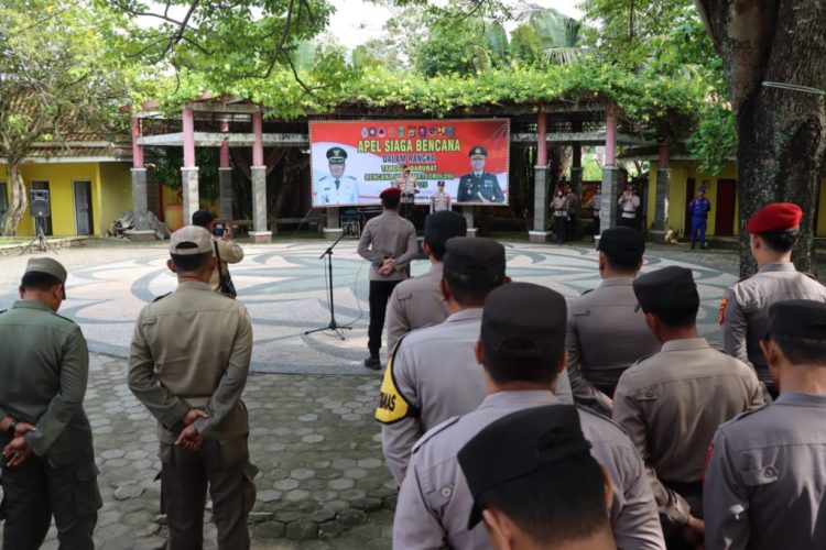 Polres Tanggamus Gelar Apel Siaga dan Simulasi Tanggap Bencana: Antisipasi Gempa dan Tsunami di Pesisir Lampung