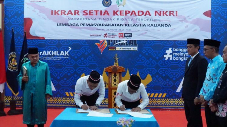 Ikrar Setia NKRI di Lapas Kalianda: Momentum Bersejarah Warga Binaan Kembali ke Pangkuan Bangsa