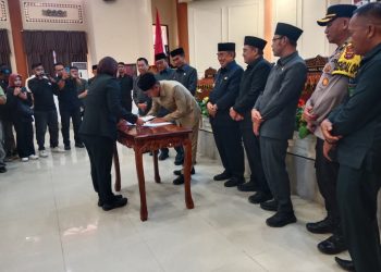 APBD Tanggamus 2026 Resmi Disetujui, Bupati dan DPRD Tandatangani MOU Program Perda