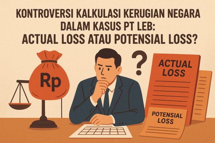 Kontroversi Kalkulasi Kerugian Negara di Kasus PT LEB: Actual Loss atau Potensial Loss?