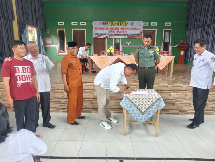 Gerai Koperasi Desa Merah Putih Resmi Dipastikan Dibangun di Tanah Kas Pekon Mulyorejo, Warga Sambut Optimistis