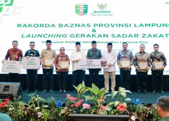 Gubernur Lampung Resmi Luncurkan Gerakan Sadar Zakat, Rakorda Baznas 2025 Jadi Momentum Besar Perubahan