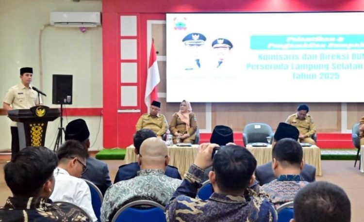 Lampung Selatan Luncurkan Manajemen Baru Perseroda, Bupati Radityo Egi Pratama Tekankan Integritas dan Inovasi untuk Ekonomi Daerah