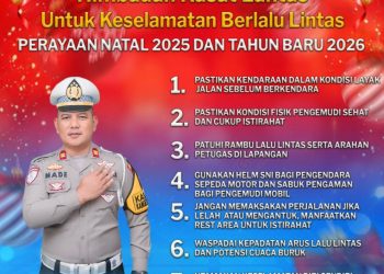 Polres Lampung Selatan Ingatkan Pengendara Utamakan Keselamatan Libur Akhir Tahun
