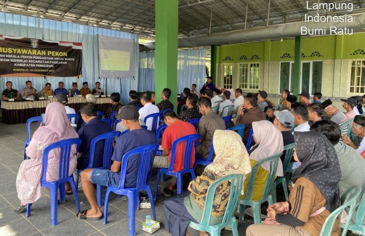 Pilkakon PAW Lima Pekon Pringsewu Dikawal Ketat Polisi