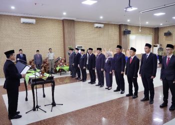 Bupati Pringsewu Lantik 10 Pejabat Pimpinan Tinggi Pratama