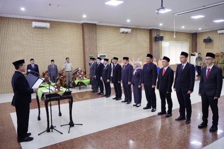 Bupati Pringsewu Lantik 10 Pejabat Pimpinan Tinggi Pratama
