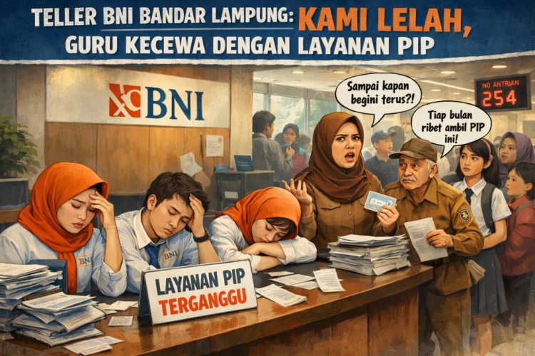 Guru Kecewa, Layanan Aktivasi PIP di BNI Bandar Lampung Dikritik