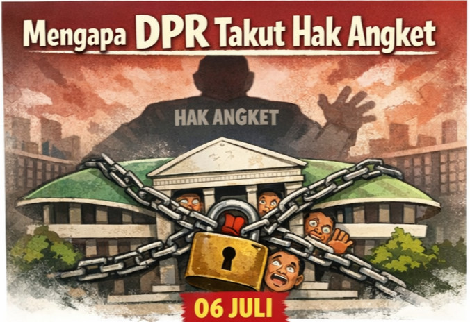 Mengapa DPR Takut Hak Angket