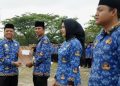 Apel Perdana 2026, Pringsewu Serahkan SK PPPK
