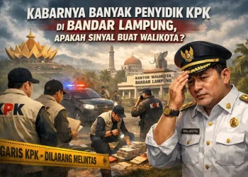 Kabarnya Banyak Penyidik KPK di Bandar Lampung, Apakah Sinyal Buat Wali Kota?