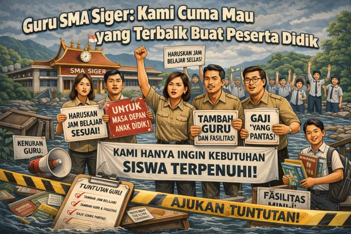 Guru SMA Siger: Kami Cuma Mau yang Terbaik Buat Peserta Didik
