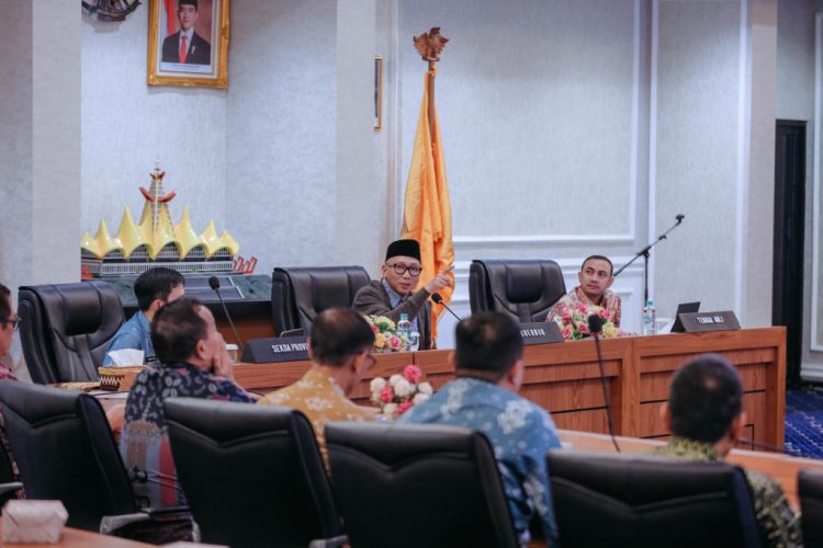 Gubernur Mirza Dorong OPD Optimalkan PAD Lampung di Tengah Fiskal Ketat
