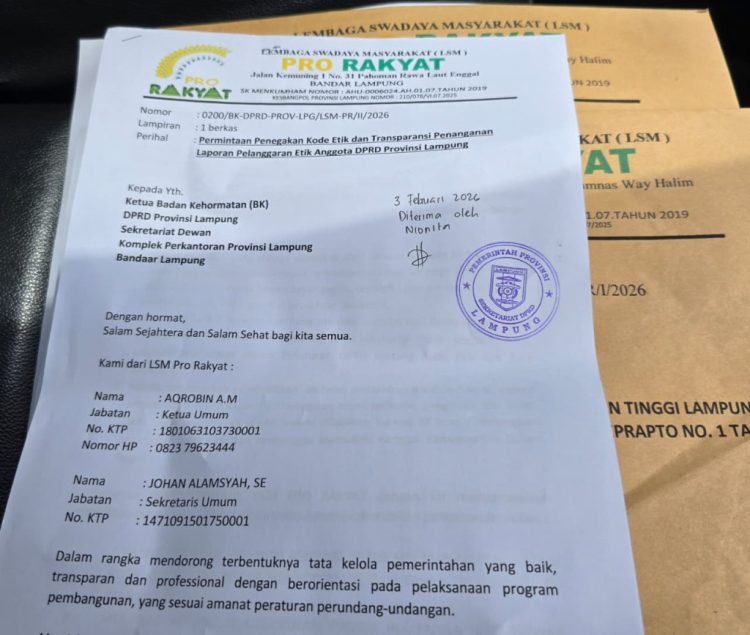BK DPRD Diminta Bersikap Tegas, Oknum Legislator Diduga Langgar Kode Etik
