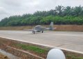 Uji Coba Perdana, F-16 dan Super Tucano TNI AU Gunakan Tol Lampung sebagai Runway