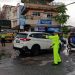 Jalinbar Pringsewu Tergenang, Satlantas Alihkan Kendaraan ke Jalur Alternatif