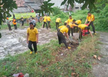 Peduli Sejarah, Polres Lampung Selatan Tata Ulang Eks Kantor Pos Lama Kalianda