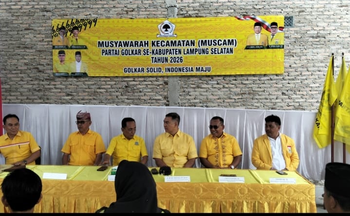 Dari Muscam Kalianda, Golkar Pasang Target Wakil Rakyat Tiap Kecamatan