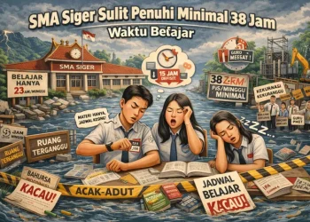 SMA Siger Sulit Penuhi Minimal 38 Jam Waktu Belajar