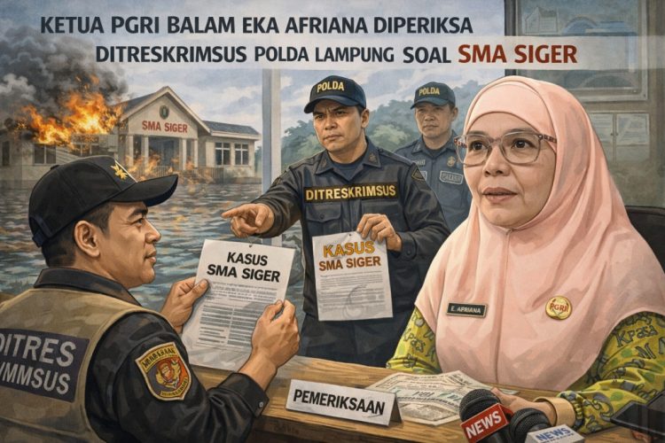 Eka Afriana Diperiksa Polisi, Penyelidikan Kasus SMA Siger Berlanjut