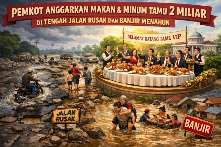 Di Tengah Banjir dan Jalan Rusak, Anggaran Jamuan Tamu Rp2 Miliar Dipertanyakan