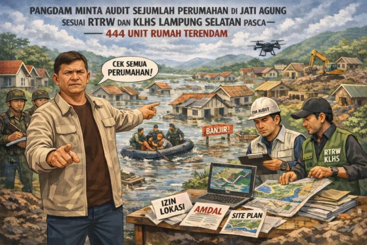 Pangdam Laskar Muda Lampung Soroti RTRW Lampung Selatan Pasca Banjir di Jati Agung