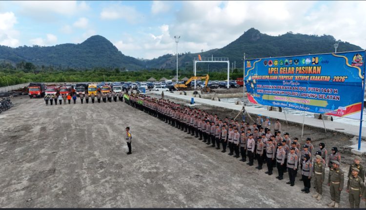 Pengamanan Mudik Lebaran Dimulai, Polres Lampung Selatan Gelar Operasi Ketupat