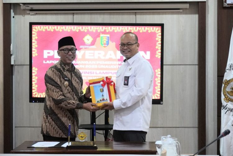 Pemprov Lampung Percepat Penyerahan LKPD 2025, BPK Beri Apresiasi