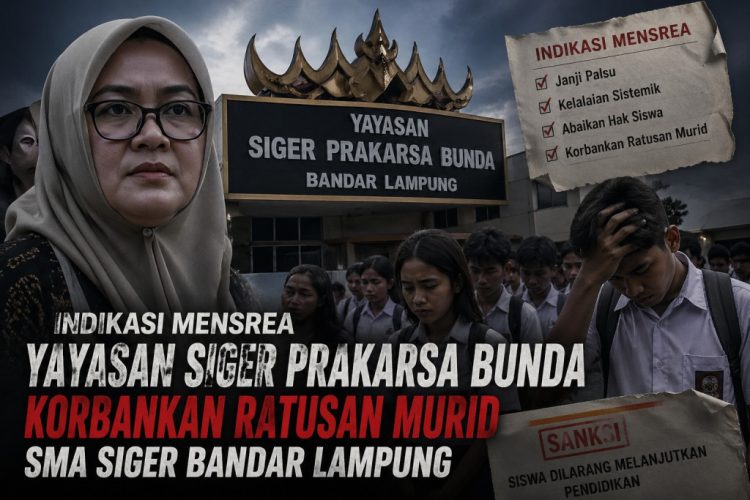 Polemik SMA Siger Bandar Lampung, Antara Dugaan Niat dan Dampak Nyata