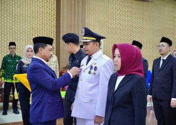 Dinamika Organisasi, 44 Pejabat Pemkab Pringsewu Diambil Sumpah Jabatan